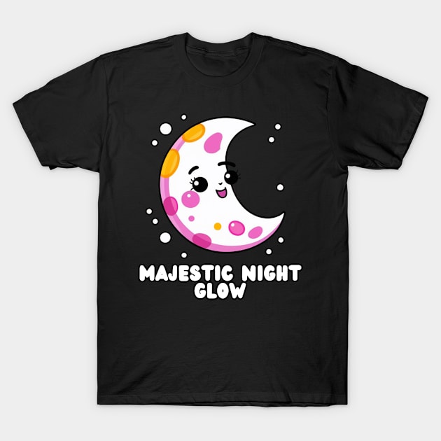 Majestic Shining Moon T-Shirt by Estrella Design